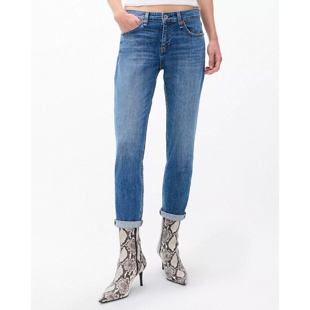 NEW Rag & Bone Women's 27 Julienne Dre Slim Boyfriend Jeans • Reg Price 225 - Picture 3 of 6